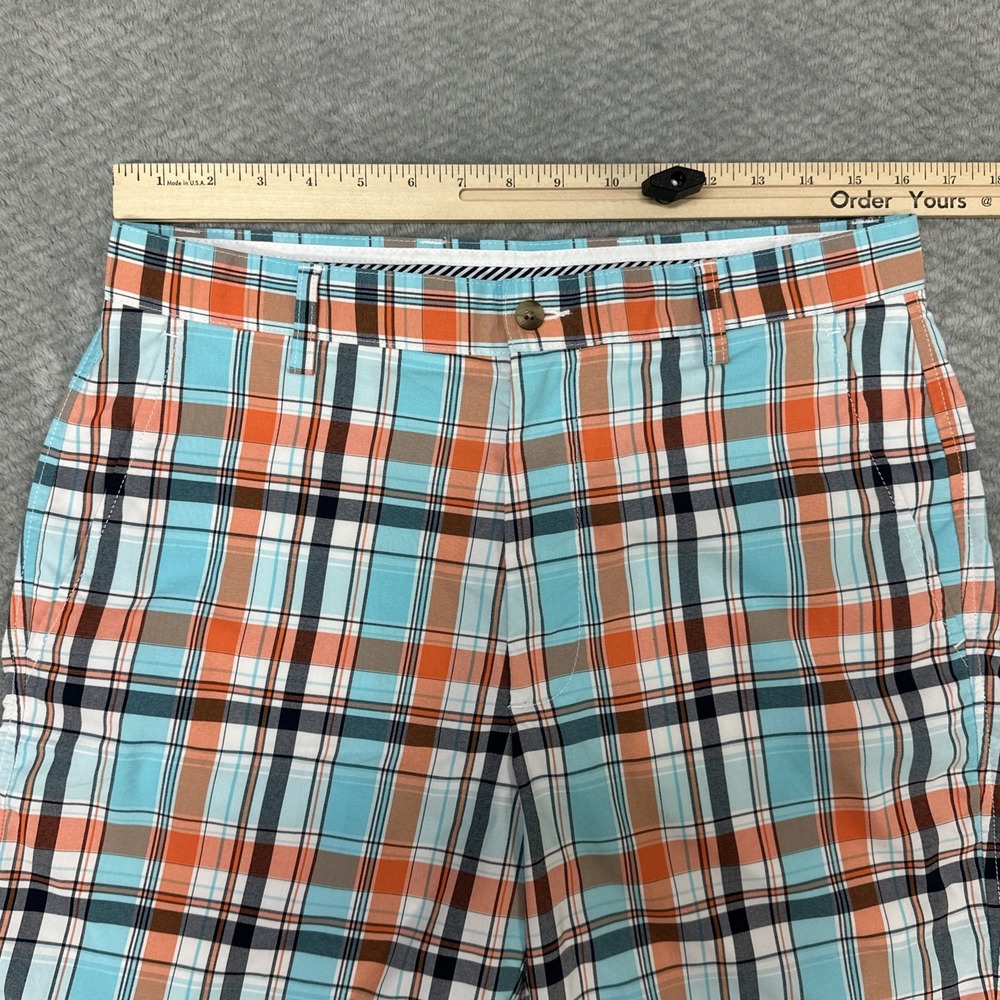 FootJoy Shorts Mens 32 FJ Madras Plaid Golf Chino Performance Preppy Colorful - Picture 6 of 9